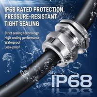 Xianghong Meilleur Rapport Qualité-Prix Presse-étoupe métrique 42-52mm en Acier Inoxydable SS304 Étanche IP68 pour Usage Industriel CE RoHS
