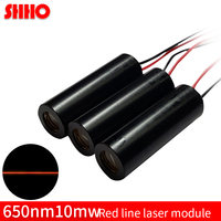 Módulo Láser de Línea Roja de Alta Calidad, 650nm, 10mw, Elemento Óptico, Accesorios para Nivel Láser, Corte, Posicionamiento, Marcado Láser Rojo