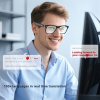 Gafas Inteligentes con Tecnología de IA, Control Táctil por Voz, Resistentes al Agua IPX-6, Función de Llamadas Telefónicas, Venta al Por Mayor Directa de Fábrica, Compras al Por Mayor Disponibles