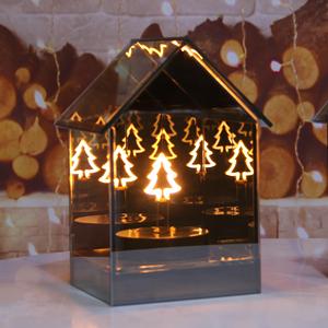 Artículos Populares: Lámparas LED de Neón Blanco Cálido, de Madera, Cobre y Plástico, 12x12x15cm, para Mesita de Noche, Escritorio, Navidad y Sala de Estar - Product Image 2