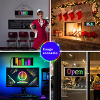 Panneau matriciel LED flexible RGB SXZM 96x16, écran LED intelligent programmable, contrôle par application DIY