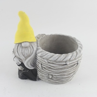 Pot de fleurs en béton en forme de bonhomme de neige, écologique et tendance, facile à utiliser, support de bougie pour jardin et maison – Vente chaude
