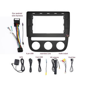 Xe DVD player Android màn hình cho 2006-2010 VW Sagitar Auto AC 10inch Navigation Phụ kiện phổ đài phát thanh đa phương tiện khung - Product Image 1
