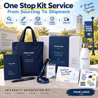 Kit de bienvenue universitaire personnalisé : Sac fourre-tout, carnet, stylo, cordon tour de cou, porte-badge, bouteille – Cadeau étudiant – Fournisseur OEM ODM
