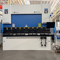 Presse plieuse CNC surdimensionnée de 300 tonnes, 400T, 6000 mm pour le pliage de grandes structures en acier, équipement de pliage hydraulique de tôles