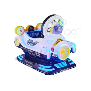 Happy Music Kids Swing Rocking Car Speelgoedmachine 3d Coin Operating Kiddie Ritten