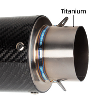 Silencieux universel pour moto 60 mm en fibre de carbone et alliage de titane avec DB Killer pour Suzuki Hayabusa Z900RS ZX25R