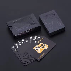 Color Black Gold <b>Playing</b> <b>Card</b> Game <b>Card</b> Group Waterproof Poker Suit Magic Dmagic Package Board Game Gift Collection - Product Image 5