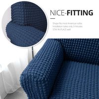 Housse de canapé extensible élastique à volants pour 3 places, sur mesure, vente en gros