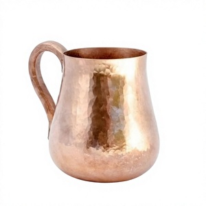 Hot Sell 100% Copper Mug With Brass Handle Custom Logo Print Eco Friendly Mugs For <b>Champagne</b> Beer Drinking Food Grade - Product Image 6