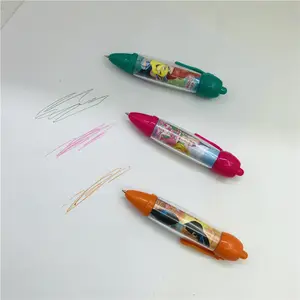 School Kid's Cute Ballpoint Pen With Colors