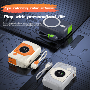 แบตสำรองไร้สายแบบ2 in 1ความจุสูง10000mAh ชาร์จเร็วแบตเตอรี่สำรองแบบไร้สายความจุสูง - Product Image 4