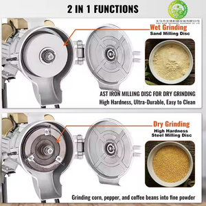Nuevo Molinillo Eléctrico Comercial para Alimentos con Motor de Alta Capacidad para Secar Chiles, Pimienta Negra y Maíz en Polvo - Product Image 2