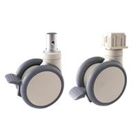 Schönes Design Hot Selling 5 Zoll 125mm Doppel räder Rollen Krankenhaus bett Caster Medical Wheels Caster