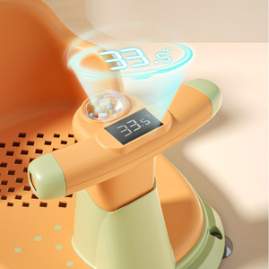 Silla de Baño para Bebé Y Little Cow, Asiento Cuadrado Grande de Plástico Antideslizante, 0-12 Meses, Ayuda Multifuncional para el Baño - Product Image 3
