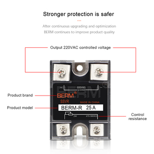 SSVR-40A Voltage Regulator Potentiometer Regulation Module SSR-25VA 60A 80A 100A Single Phase <strong>Solid</strong> <strong>State</strong> <strong>Relay</strong> - Product Image 3