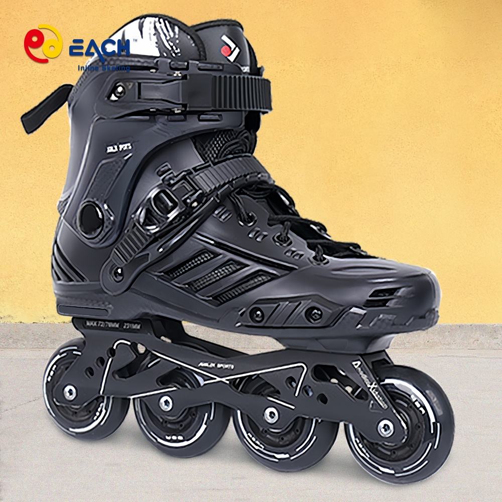 Patinaje de velocidad relámpago con patín zapato rodillo