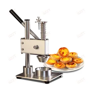 Küçük taşınabilir yumurta Egg Tartlet kabuk yapma makinesi el basın pasta Maker makinesi baskı makinesi yuvarlak yumurta Forming şekillendirme makinesi