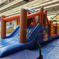 Toboggans gonflables secs de qualité commerciale pour enfants et adultes avec souffleur, utilisation à sec pour le plaisir estival