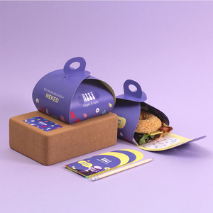 Tùy chỉnh màu Tiramisu <span class=keywords><strong>Mini</strong></span> <span class=keywords><strong>Pie</strong></span> bao bì thức ăn nhanh lấy đi Bánh hộp Nhà cung cấp - Product Image 2