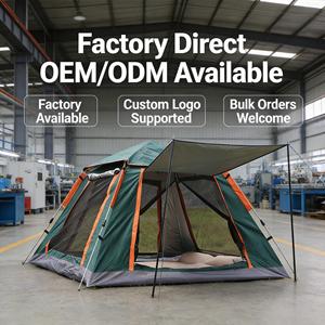 Carpa de Camping Portátil de Instalación Instantánea para 2 Personas, de Doble Capa, para las Cuatro Estaciones, con Tela Oxford Recubierta de PU |   Carpa Automática Desplegable para Exteriores - Product Image 4
