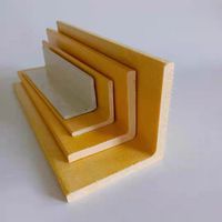 Profils en PRV de haute qualité, section en L, angle, canal, poutre, profilés en acier renforcé de fibre de verre pour la construction, surface lisse