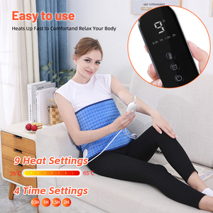 Coussin chauffant électrique en <span class=keywords><strong>flanelle</strong></span> de taille avec contrôle de la température soulagement du <span class=keywords><strong>dos</strong></span> matelassé <span class=keywords><strong>ceinture</strong></span> enveloppante de taille lavable réchauffeur chauffant - Product Image 3