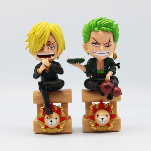 Cadeau <span class=keywords><strong>de</strong></span> graduation exclusif, figurines <span class=keywords><strong>de</strong></span> collection en PVC mignonnes <span class=keywords><strong>de</strong></span> style anime chibi, lot <span class=keywords><strong>de</strong></span> 3, <span class=keywords><strong>Luffy</strong></span> Zoro Sanji, figurines d'étudiant, échelle 1:24 - Product Image 3