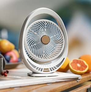 Ventilatore da tavolo a ricarica a tre livelli con luce notturna per auto RVs Home office progettato per un facile utilizzo - Product Image 2