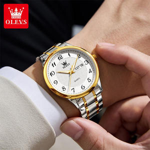   Reloj de Cuarzo Luminoso a Prueba de Agua para Hombre de Negocios, Clásico, con Movimiento Japonés, de Acero Inoxidable, con Logotipo Personalizado, de Lujo, 5667 - Product Image 3