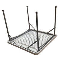 Table pliante carrée en plastique HDPE pour l'extérieur à vendre