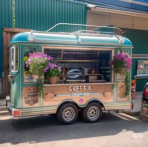 Chariot mobile électrique de grande taille et de plusieurs couleurs pour la vente commerciale de bière, café, glaces en extérieur - Product Image 6