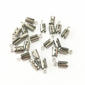 Boucle de bijoux en acier inoxydable, clip pour cordon de 4 mm, sans nickel, pour connecteur de bracelet ou collier - Product Image 5