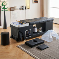 Fauteuil de Spa Capillaire Jincheng 2026 au Design Japonais Moderne, Lit Multifonctionnel pour Salon de Coiffure avec Fonction Vapeur et Soins du Visage