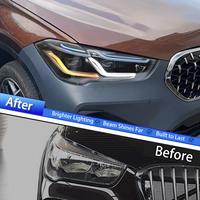 Ensemble de phares LED KGKB pour BMW X1 F48 F49 18i 20i 25i 2016-2019, mise à niveau avec projecteur à double lentille, clignotant, Plug & Play