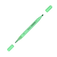 Stylos surligneurs arc-en-ciel à double tête, lot de 6, marqueurs couleur macaron, esthétiques, pour étudiants, bureau, papeterie