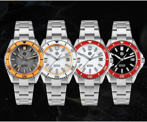 Reloj Automático para Hombre <span class=keywords><strong>San</strong></span> <span class=keywords><strong>Martin</strong></span> SN0129D, Reloj de Pulsera Mecánico de 39 mm, Resistente al Agua 20 ATM, Esfera de Esmalte, Bisel de Zafiro Totalmente Luminoso, NH35 - Product Image 5