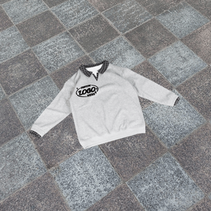 Sudadera Vintage Extra Grande de Algodón con Corte Cuadrado y Lavado Otoñal con Letras de Felpa Personalizada al por Mayor para Hombre - Product Image 3