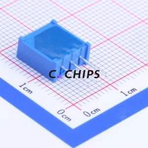 Résistance/potentiomètre réglable 3296X-1-205LF SIP-3P, résistance 10x4,8 mm 2 mOhm 10 % 500 mW 100 ppm/ ℃ - Product Image 2