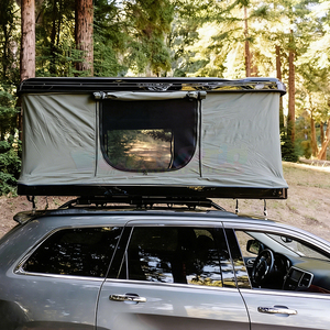 Carpa de techo ligera para camping, de carcasa rígida, de aluminio, para 3-5 personas, con escalera y accesorios. - Product Image 6
