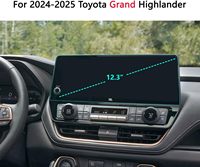 Protecteur d'écran pour Toyota Grand Highlander 12.3 "Verre trempé pour 2025 2024Compatible avec le modèle hybride XLE/Limited/Platinum