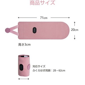 เครื่องนวดขาแบบสลอธ ชาร์จด้วย USB นวดอัตโนมัติพร้อมตัวตั้งเวลา บำบัดด้วยความร้อนสำหรับน่องและเข่าเพื่อการผ่อนคลาย - Product Image 4