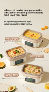 Factory Outlet 750ML Portable Thermal <b>Insulated</b> <b>Lunchbox</b> Wireless Multi-functional Baby Rechargeable Food Heater - Product Image 6