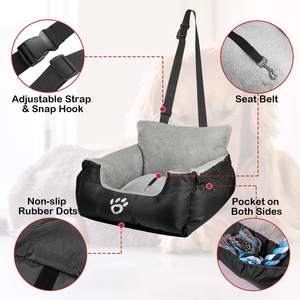 Accesorio de asiento de coche elevador para perros de alta calidad, patrón de Animal de estilo moderno cuadrado seguro para viajes al aire libre, suministros para mascotas, cartón - Product Image 4