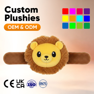 Simpatico Braccialetto Peluche a Forma di Tigre Arancione Personalizzato, Giocattoli Imbottiti per Bambini - Product Image 3