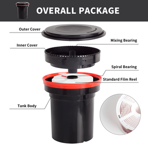 Accessoires <span class=keywords><strong>Photo</strong></span> professionnels 120 <span class=keywords><strong>127</strong></span> 35mm Film réservoir de développement 2 bobine en spirale pour Film de traitement de chambre noire - Product Image 4