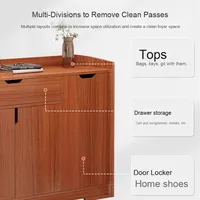 Nouvelle armoire à chaussures moderne de style chaud pour le couloir d'entrée de la maison support de rangement en bois économique pour les petits appartements