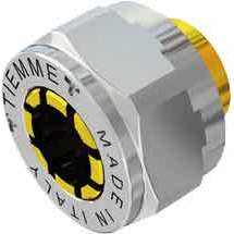 Adaptateur en laiton chromé haute pression pour tuyau en cuivre DM 12-24x19 raccords d'eau de tailles multiples techniques forgées - Product Image 1