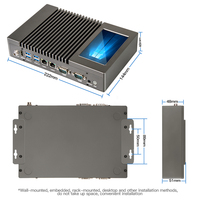 Promocional última DDR4 RAM Mini PC Windows 10 Linux 8GB RAM Core I3 Mini computadora industrial