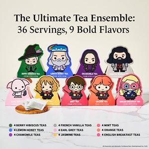 Set de Regalo de Té <span class=keywords><strong>para</strong></span> Personajes, Incluye Tazas Tipo Caldero, 36 Bolsitas de Té Verde, 9 Sabores, <span class=keywords><strong>para</strong></span> Fiestas - Product Image 2